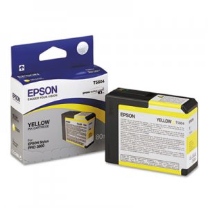 Epson T580400 T580400 UltraChrome K3 Ink, Yellow