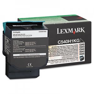 Lexmark C540H1KG C540H1KG High-Yield Toner, 2500 Page-Yield, Black