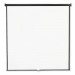 Quartet 684S Wall or Ceiling Projection Screen, 84 x 84, White Matte, Black Matte Casing